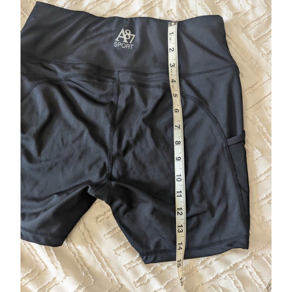 Aeropostale biker womens shorts size large Summer running workout A87 Sport - Picture 4 of 7